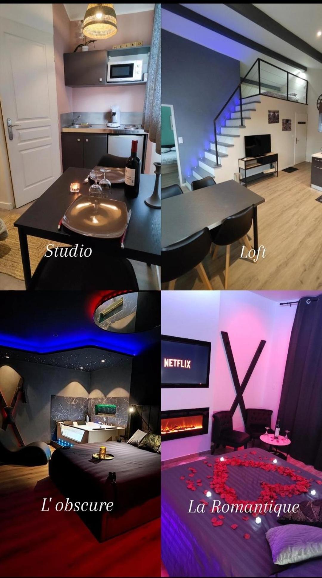 Loft, Studio And Love Rooms Bourg-Saint-Christophe Exterior foto